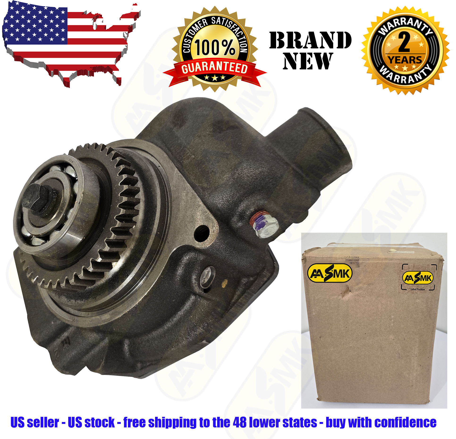 CATERPILLAR Water Pump 3304 3306 1727766 1550067 2W8002 1W3060 - Image 2